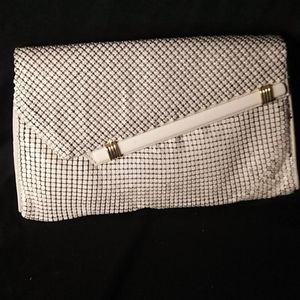Vintage Elka white mesh purse.